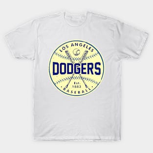 Old Style Los Angeles Dodgers BaseBall T-Shirt